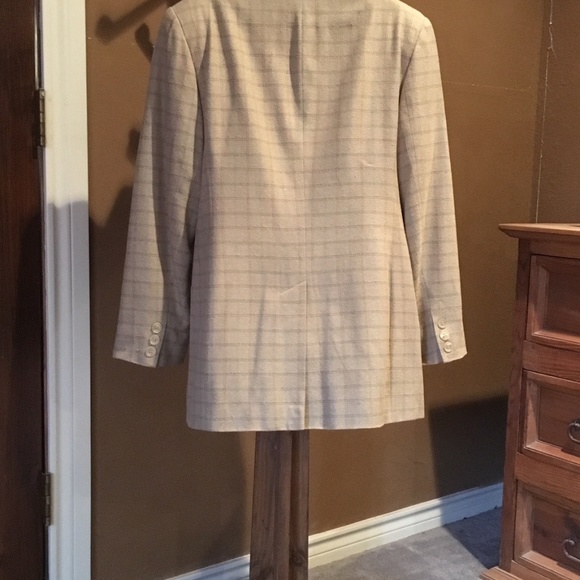Talbots Plaid Blazer Size 10 - Picture 5 of 5